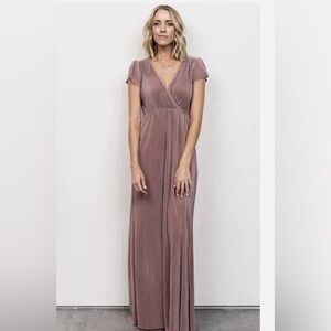 Baltic Born Athena Pleated Maxi Dress XS